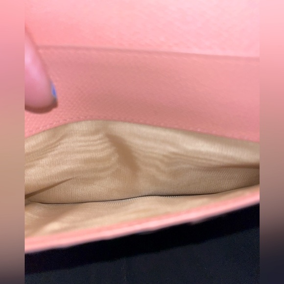 Chanel Vintage Pink Caviar Leather Authentic Bifold Long Wallet EC - Picture 8 of 9